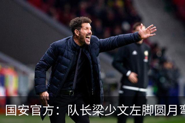 国安官方：队长梁少文左脚圆月弯刀 进球后亲吻队徽